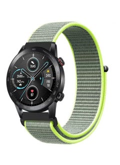 PROMASS Replacement Band For Huawei Honor MagicWatch 2 46mm Grey/Green  - Image 1