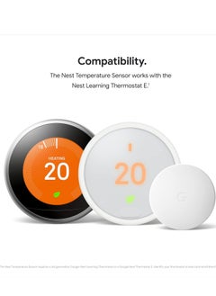 Nest Google Nest Temperature Sensor- That Works with Nest Learning Thermostat and Nest Thermostat E  - Image 5