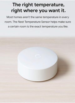 Nest Google Nest Temperature Sensor- That Works with Nest Learning Thermostat and Nest Thermostat E  - Image 3