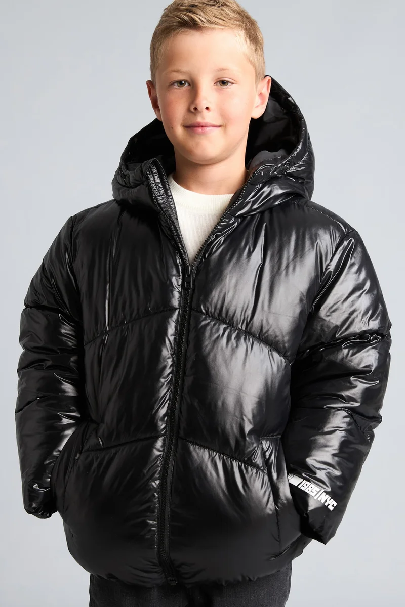 ديفاكتو Boy Hooded Puffer Jacket