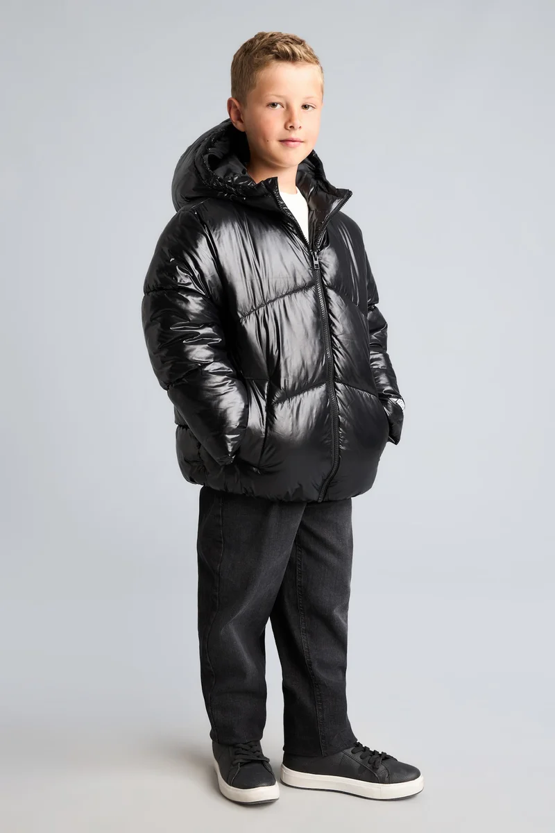 ديفاكتو Boy Hooded Puffer Jacket