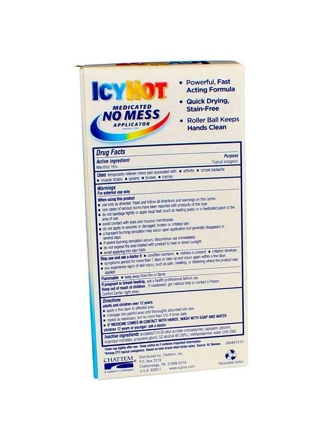 Icy Hot Icy Hot No Mess Applictor Size 2.5z Icy Hot Medicated No Mess Applicator - Image 2