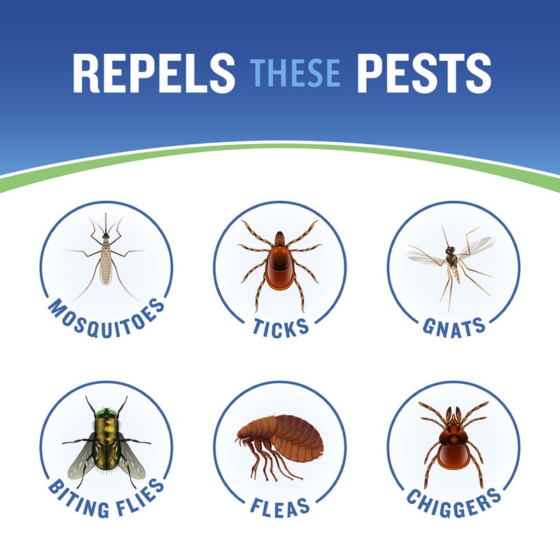 Cutter Skinsations Insect Repellent, Repels Mosquitos, Ticks, Gnats, Fleas, 7% DEET, 2 pack, 6 fl Ounce (Pump Spray) - Image 5