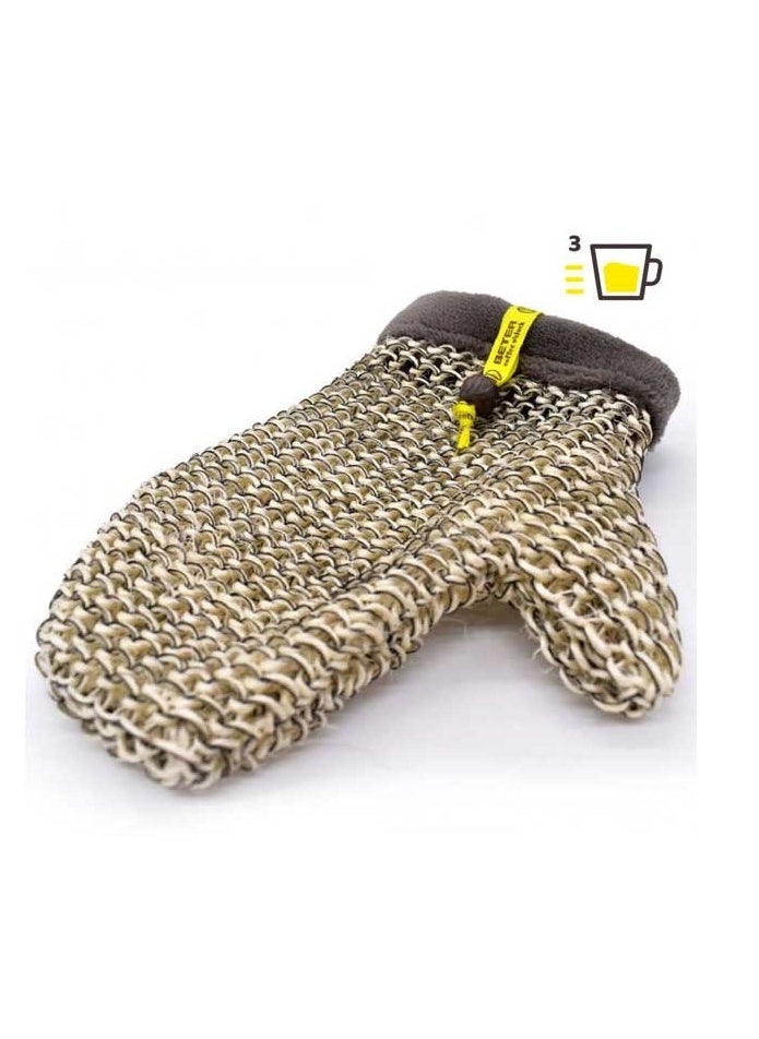 BETER - Sisal & linen Glove Coffee O'clock - Image 1