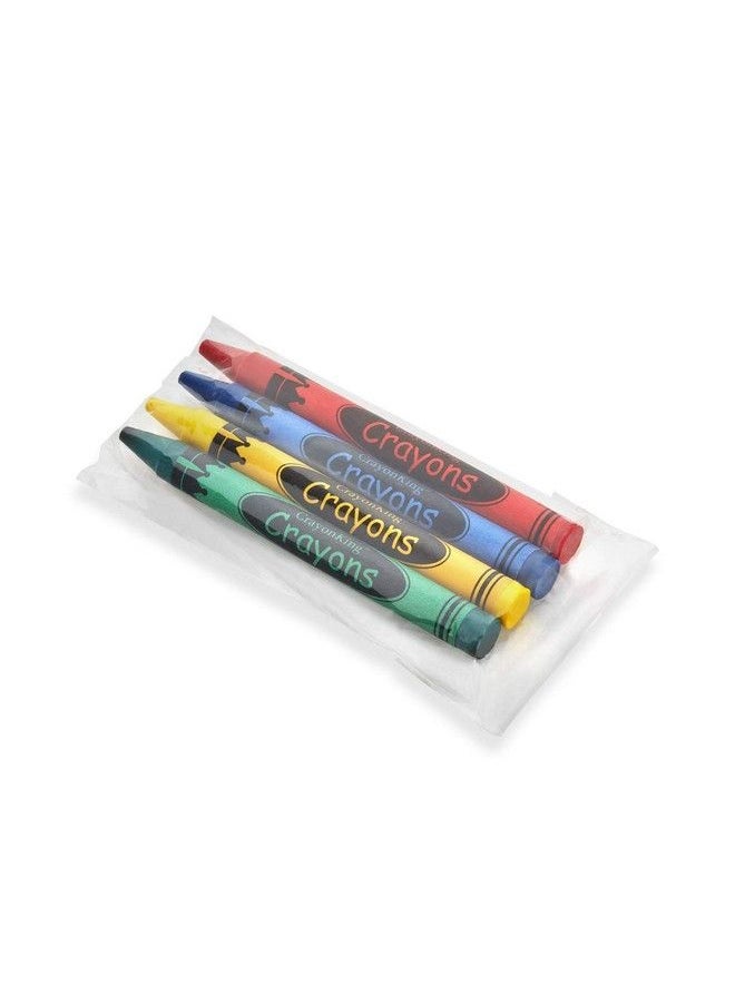 CrayonKing - 50 Sets Of 4 Packs In Cello (200 Total Bulk Crayons) Restaurants Party Favors Birthdays School Teachers & Kids Coloring Non Toxic Crayons - Image 1