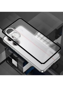 Generic Suitable for Redmi Turbo 4 elastic buckle mobile phone case metal frame single-sided PC anti-fall protective cover  - Image 2