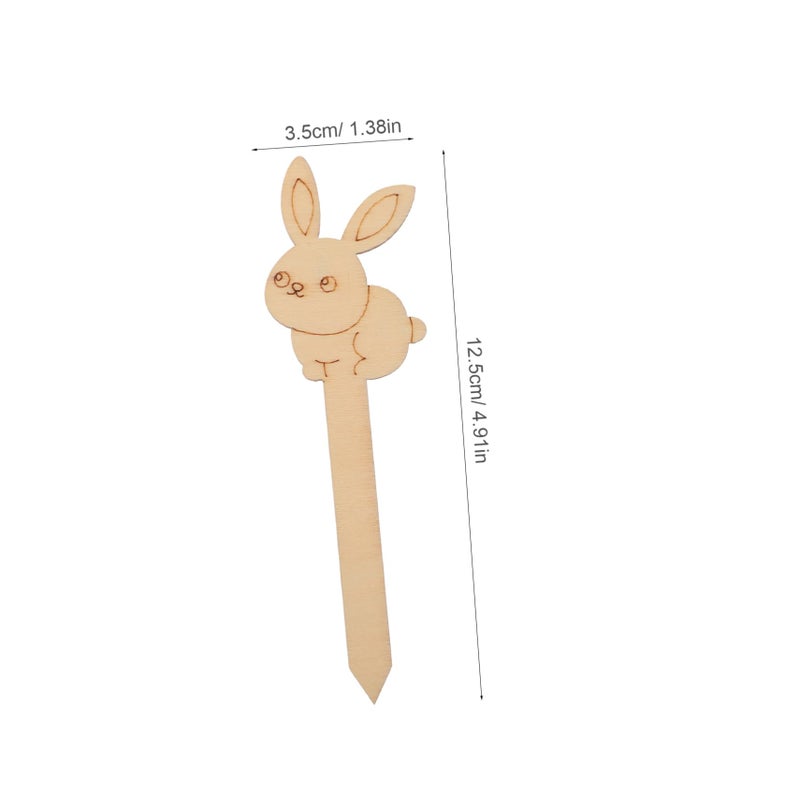 Unfinished Wooden Bookmarks for Easter Crafting Painting Supplies 10 Pack - Image 3