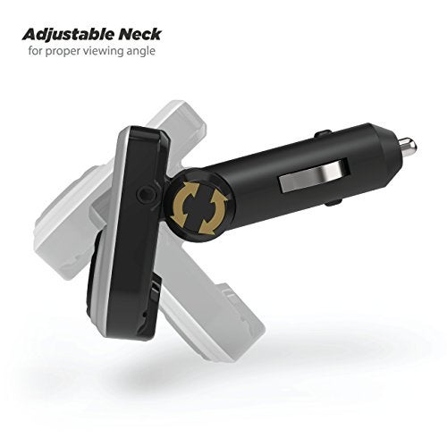 Scosche BTFM3 BTFREQ Universal Bluetooth Hands-Free Car Kit with Digital FM Transmitter and 10-Watt USB Car Charger - Black XL - Image 3