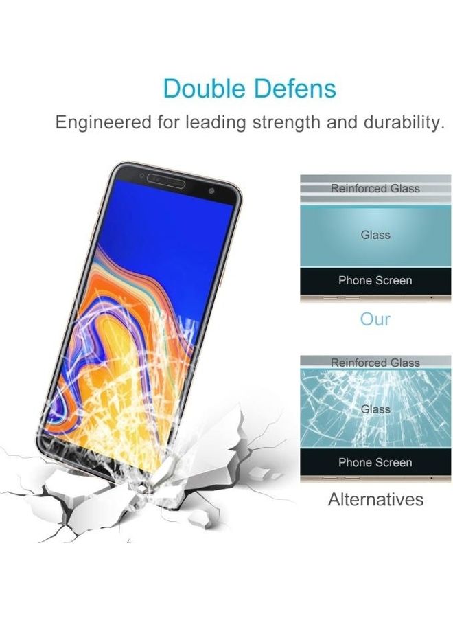 BGM 2-Piece 9H Surface Hardness 2.5D Curved Edge Tempered Glass Screen Protector for Samsung Galaxy J4+/J6+ 0.26mm Clear - Image 5