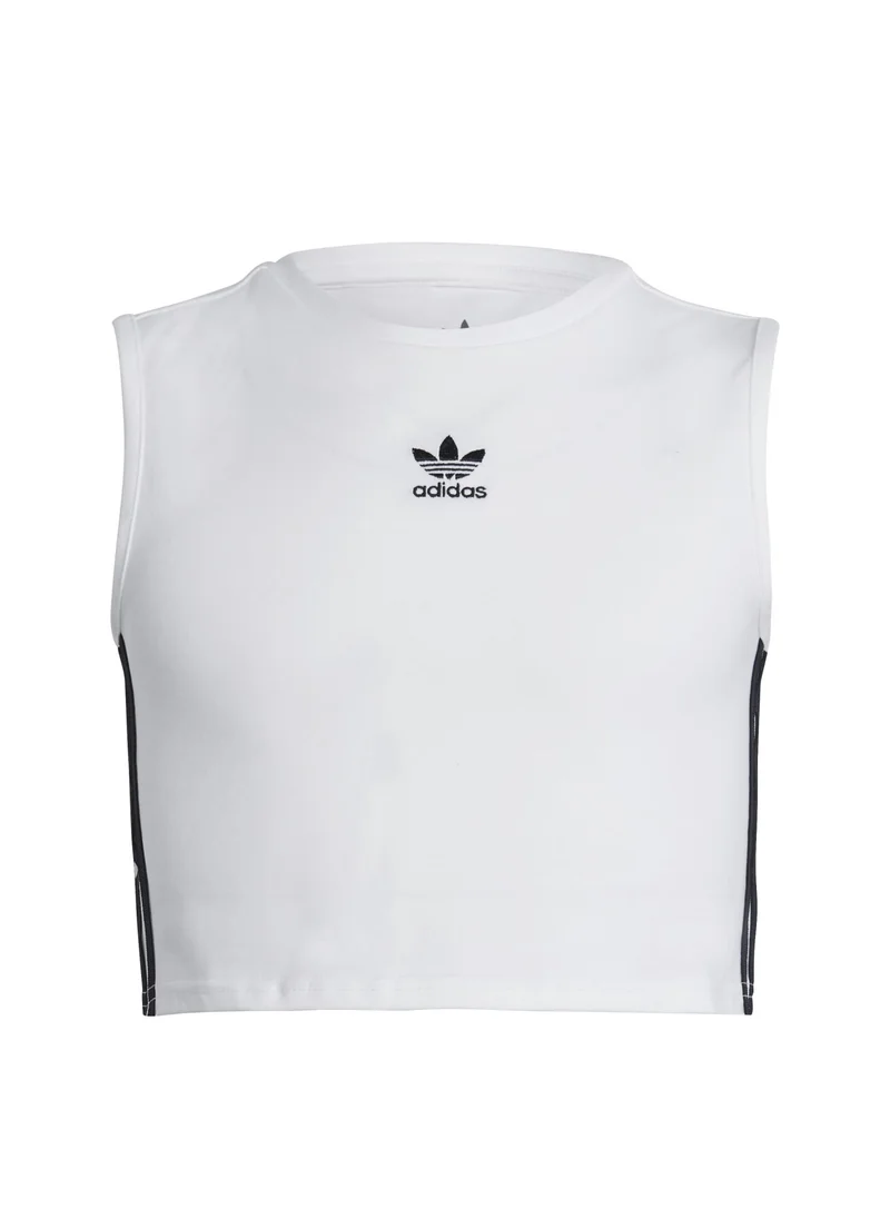 اديداس adidas CROP TANK TOP White Originals Kids TOPS