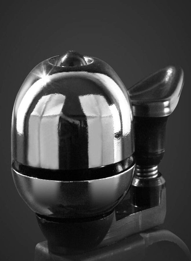 PANCIKAA Handlebar Bell for Bikes, Bicycles, Auto Rickshaw | Stainless Steel Cycle Loud Horns Bell | Lightweight & Easy to Carry Accessories | Adjustable Clamp Black Bell - Image 3