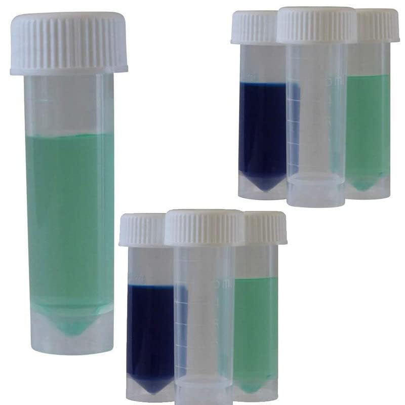 DIY Crafts Pack of 50 Pcs, 10 ml, 5ml / 10ml Plastic Bottles Tubes Screw Cap Vial Or (Pack of 50 Pcs, 10 ml) - Image 4