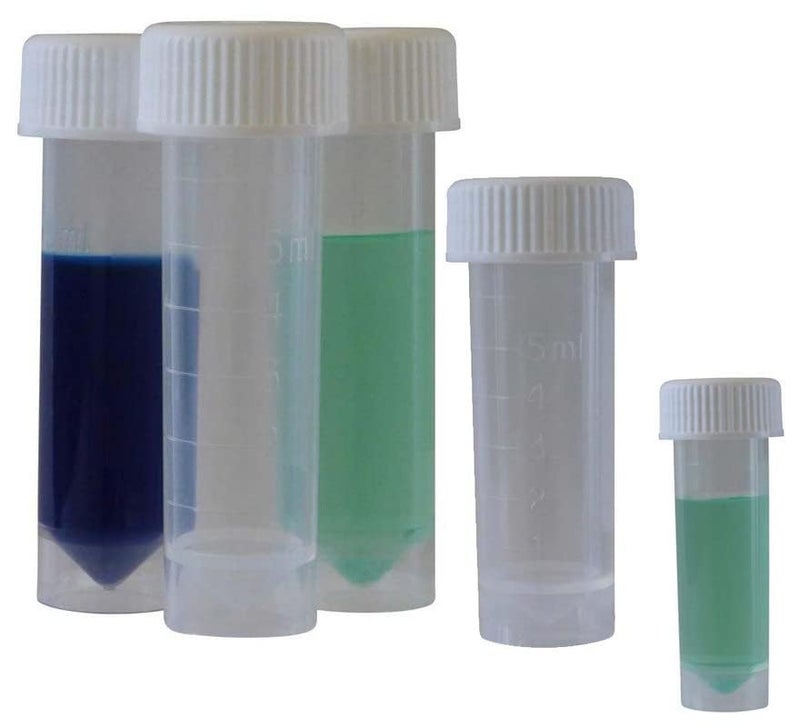 DIY Crafts Pack of 50 Pcs, 10 ml, 5ml / 10ml Plastic Bottles Tubes Screw Cap Vial Or (Pack of 50 Pcs, 10 ml) - Image 5