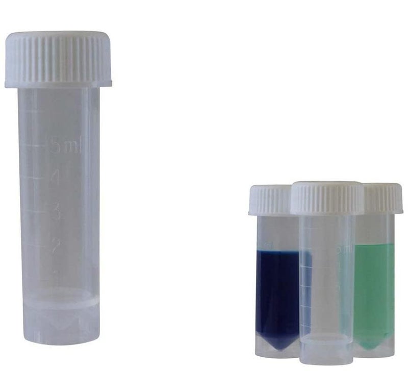 DIY Crafts Pack of 50 Pcs, 10 ml, 5ml / 10ml Plastic Bottles Tubes Screw Cap Vial Or (Pack of 50 Pcs, 10 ml) - Image 3