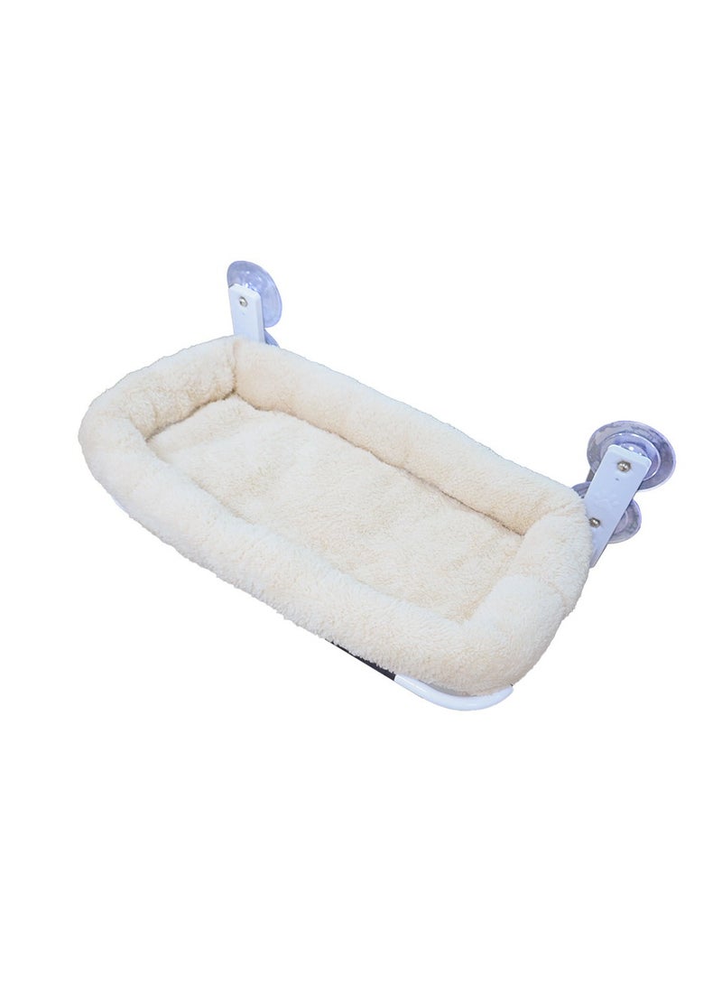 xozgdovg Folding balcony suction cup glass cat bed - Image 1