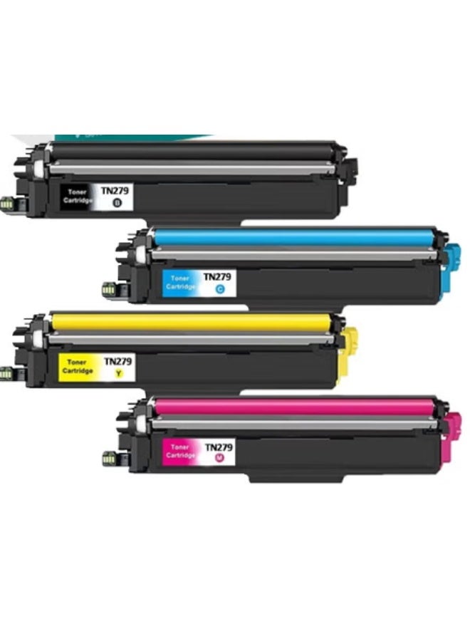 Terabyte TN-279 Compatible Toner Cartridge For Brother HL-L3280CDW, DCP-L3520CDW, DCP-L3560CDW, MFC-L3720CDW, MFC-L3760CDW (Black Cyan Yellow Magenta 4 COLOR SET) - Image 2