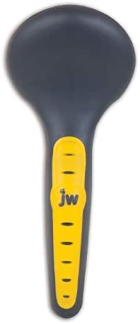 JW Pet Gripsoft Dog Soft Pin Slicker Brush with Non-Slip Rubber Grip (Angled Stainless Steel Tines) Small - Image 4