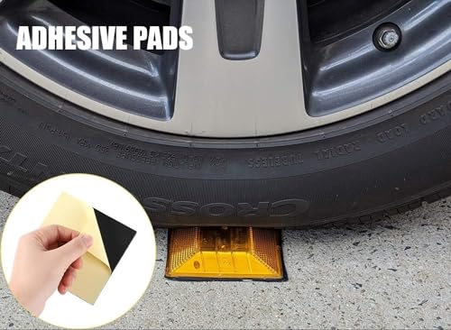 diatomiteco Adhesive Sticky Pads for Road Reflectors, 4" x 4" Butyl Sticky Pads, 10 Pack, Stick Driveway Reflectors on Driveway, Apply on Asphalt, Pavement, Cement or Concrete, Reflectors Sold Separately - Image 2