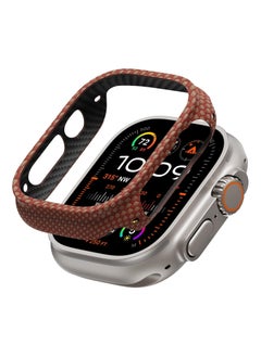 PITAKA PITAKA Apple Watch Ultra/Apple Watch Ultra 2 Case, Exquisite Minimalist Slim Apple Watch Ultra 2 Case 49mm, Aramid Fiber Woven Air Case - Sunset  - Image 1
