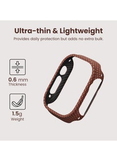 PITAKA PITAKA Apple Watch Ultra/Apple Watch Ultra 2 Case, Exquisite Minimalist Slim Apple Watch Ultra 2 Case 49mm, Aramid Fiber Woven Air Case - Sunset  - Image 5