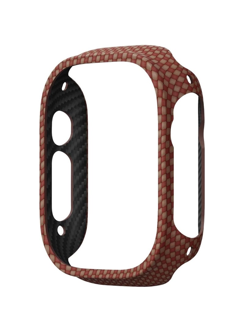 PITAKA PITAKA Apple Watch Ultra/Apple Watch Ultra 2 Case, Exquisite Minimalist Slim Apple Watch Ultra 2 Case 49mm, Aramid Fiber Woven Air Case - Sunset  - Image 2
