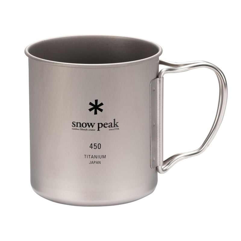 Snow Peak كوب تسلق خفيف الوزن من تيتانيوم سنو بيك - Image 1