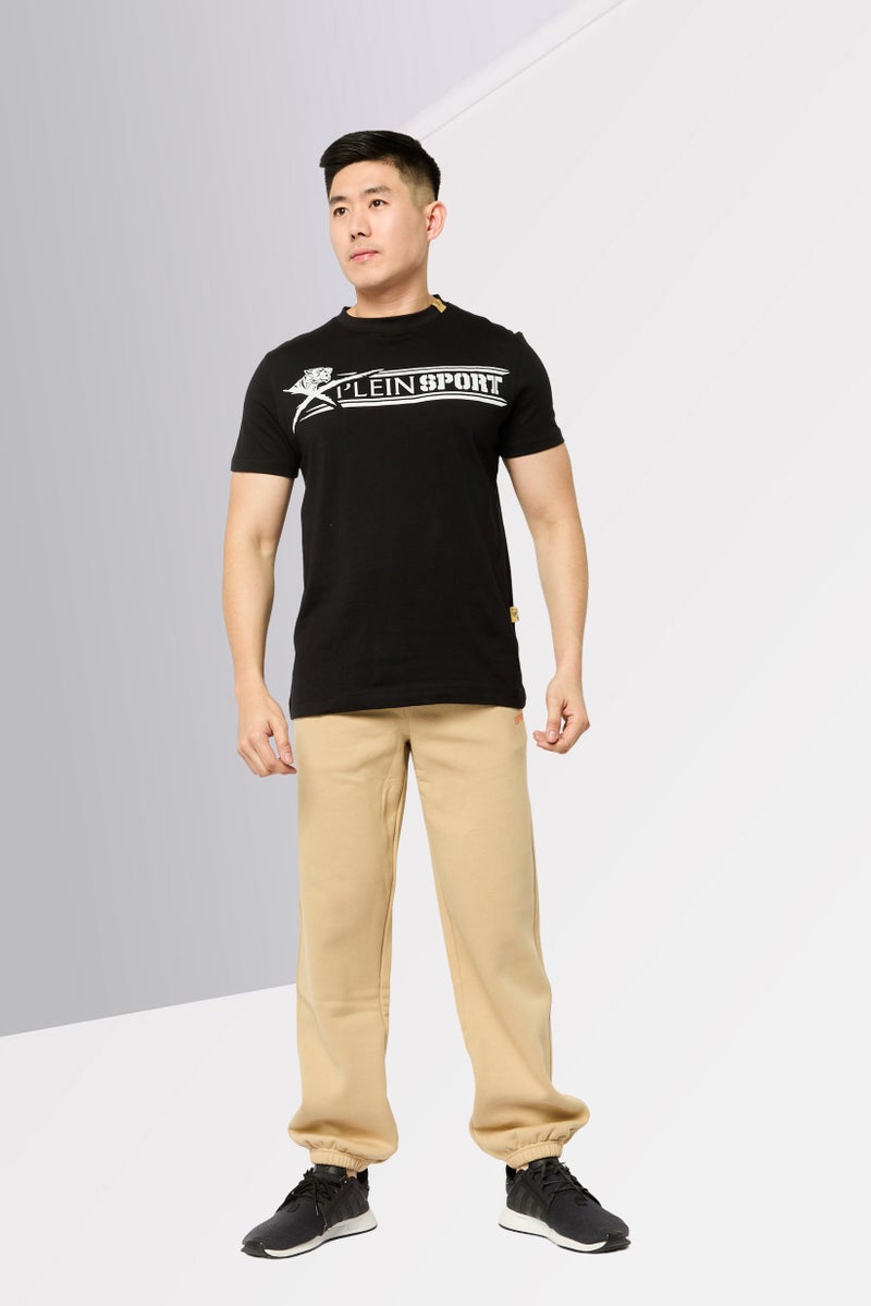 PHILIPP PLEIN Plein Sport Men Sportswear Fit Short Sleeve Outdoor T-Shirt, Black - Image 2