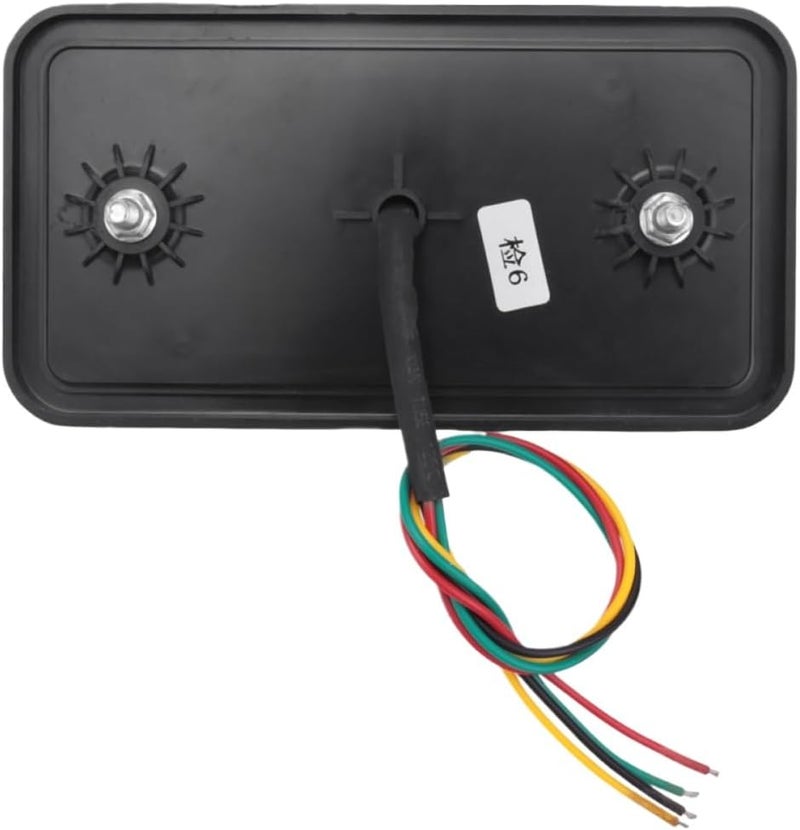 قطعتان من مصابيح مؤخرة المقطورة LED ذات 10 مصابيح LED 12V-80V مع مصابيح جانبية وإشارات انعطاف متوافقة مع القوارب والبيك أب والمركبات الترفيهية ومركبات UTV. - Image 4