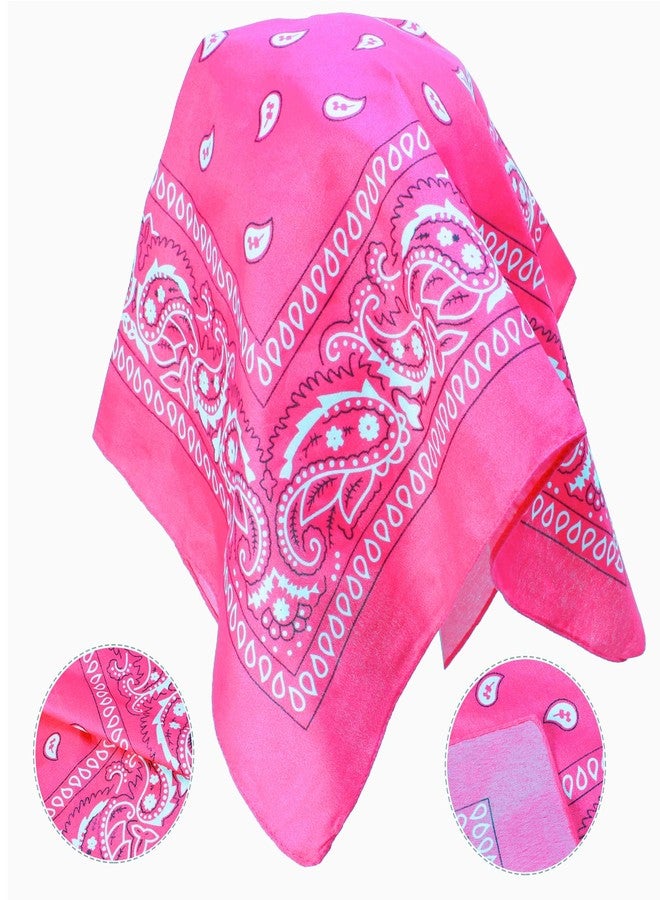 Yewong Pet Neon Sparkly Glitter Space Cowboy Hat Costume Set Dog Cat Metallic Space Shiny Cowboy Hats with Paisley Bandana West Cowboy Accessories for Pets (Metallic Pink) One Size - Image 4