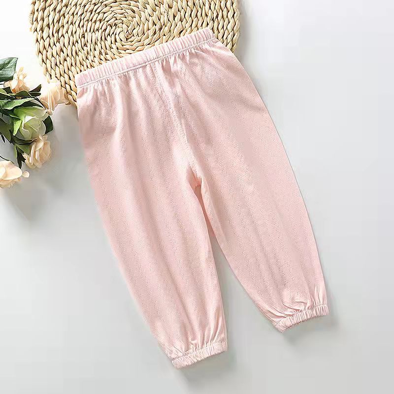 Children'S Anti-Mosquito Pants Summer Thin New Arrival Open Crotch Baby'S Pure Cotton Anti-Mosquito Pants Baby Class A Breathable Loose - Image 4
