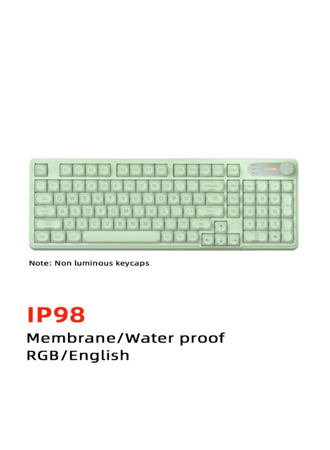 FURYCUBE IP98 Waterproof Mechanical Gaming Keyboard - Washable Mechanical Keyboard with Tactile Feel - Image 1