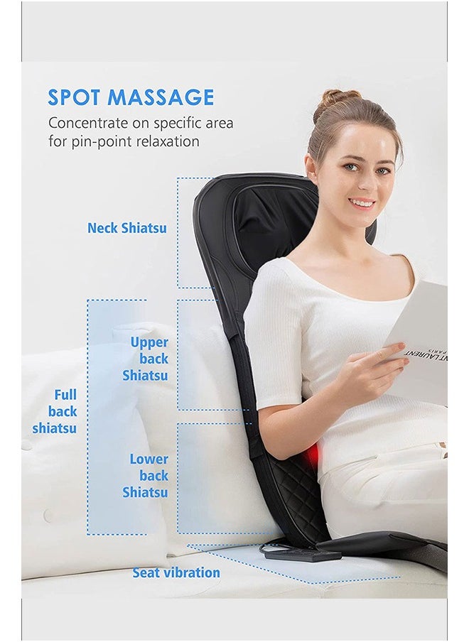 ARES uCushion Neck And Back Massager Heat Therapy 3 Levels Of Massage Intensity Foldable + 1 Year Warranty  - Image 3