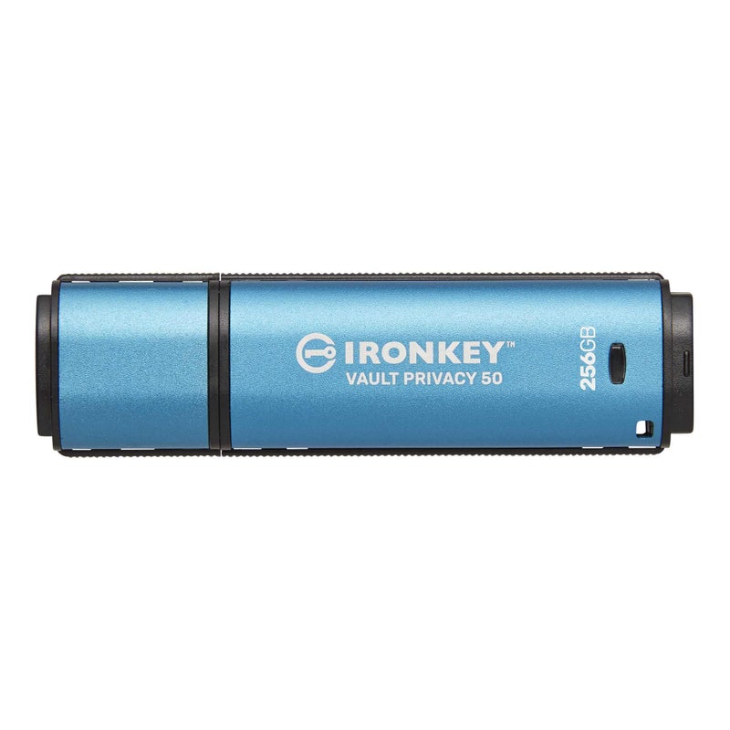 Kingston IronKey Vault Privacy 50 256GB Encrypted USB | FIPS 197 | AES-256bit | BadUSB Attack Protection | Multi-Password Options | IKVP50/256GB - Image 1