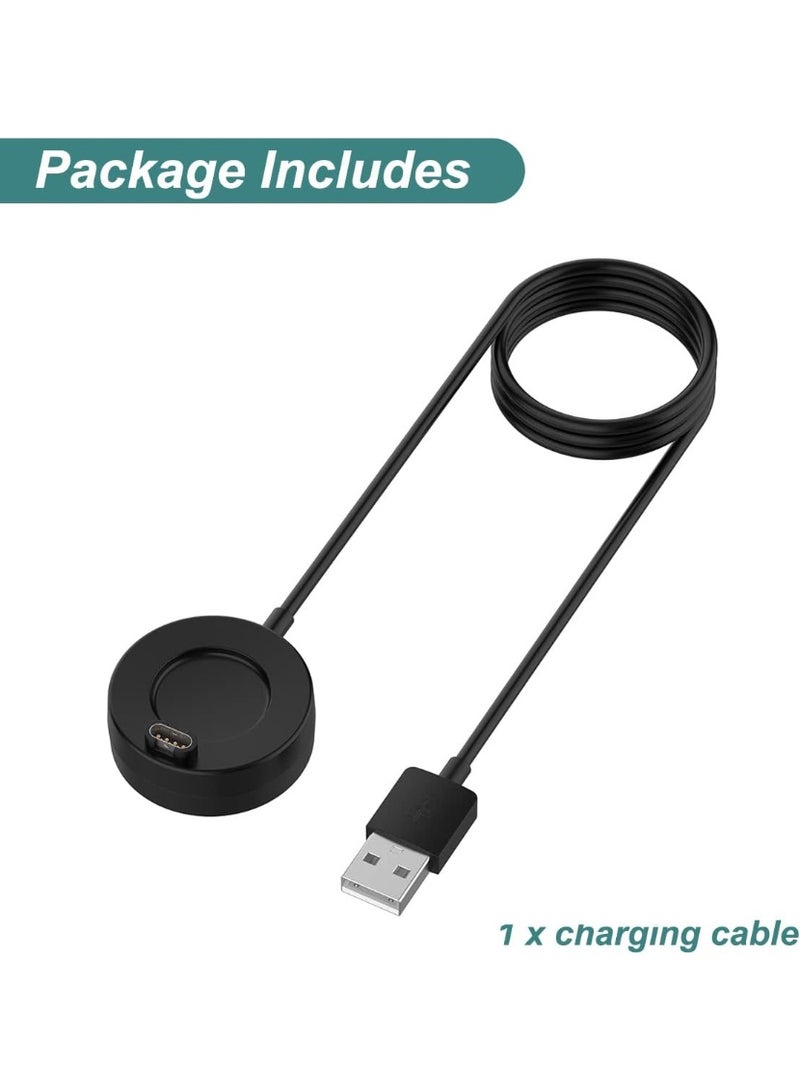 USB-A Round Charging Dock with 1M Cable Replacement Charger for Garmin Fenix 7 / 7X / 6 Pro, Forerunner 245 / 945 / 955, Venu Sq, Vivoactive 4 / 4S, Instinct 2 - Image 3