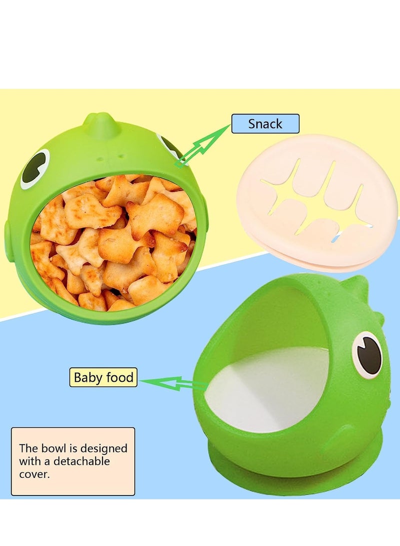 SOLARAE Silicone Snack Cups for Toddlers Baby Container Spill Proof Food Containers for Toddler BPA Free  Dishwasher Safe for Kids - Image 2