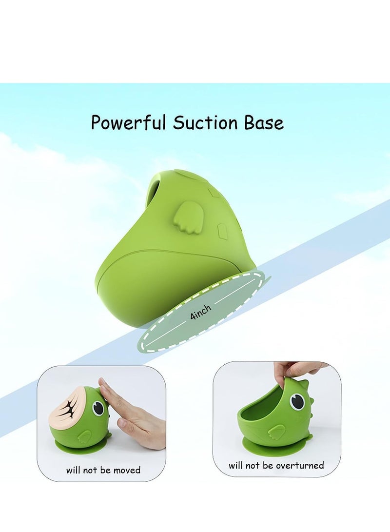 SOLARAE Silicone Snack Cups for Toddlers Baby Container Spill Proof Food Containers for Toddler BPA Free  Dishwasher Safe for Kids - Image 3