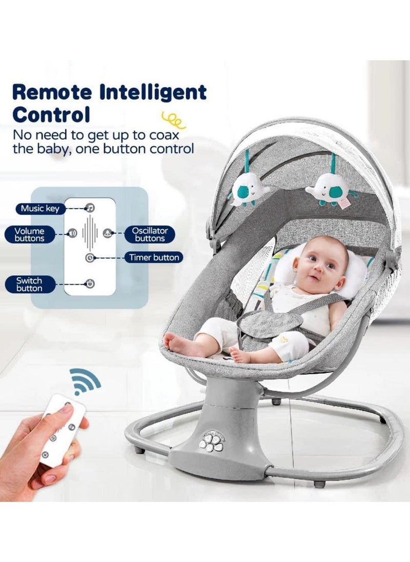 Arababy 3-In-1 Multi-Functional Bassinet Baby Swings With Remote Control For Infants  - Image 1