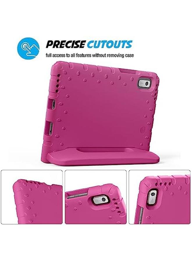 Procases Kids Case For Lenovo Tab M9 9 Inch 2023 Shockproof Lightweight Kids Friendly Case With Convertible Handle Stand For Girls Boys Children Toddler Baby Magenta - Image 4