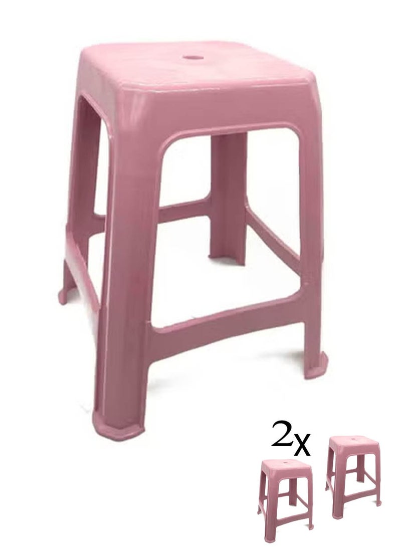 سي او أرماء طقم 2 كرسي حمام بلاستيك  45 سم - Image 1