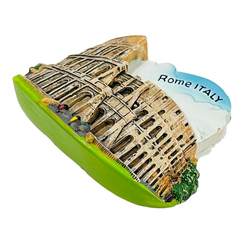 Krisah Fridge Magnet Resin 4D Countries Magnet Gift Souvenir Travel Magnets Beige Rome Italy - Image 2