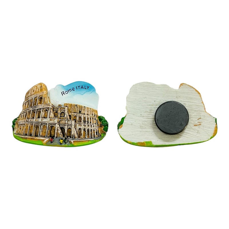 Krisah Fridge Magnet Resin 4D Countries Magnet Gift Souvenir Travel Magnets Beige Rome Italy - Image 3