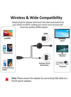 Wireless HDMI Display Adapter WiFi Screen Cast Mirroring Media Streaming Dongle Receiver for Phone/PC/Tablet to HD Display TV Projector - pzsku/Z7B8AC40A13290EAABC0AZ/45/_/1725273786/924d3622-ddaa-4c3b-bc04-d0aa6f15ca59