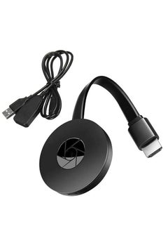 Wireless HDMI Display Adapter WiFi Screen Cast Mirroring Media Streaming Dongle Receiver for Phone/PC/Tablet to HD Display TV Projector