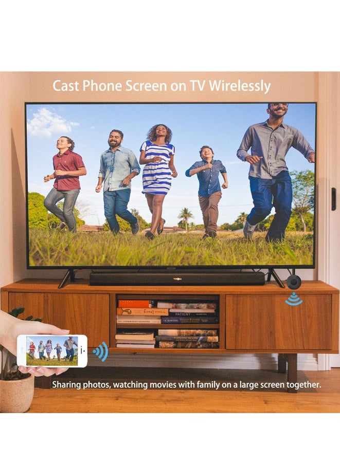 FASHION MANIA - Wireless HDMI Display Adapter WiFi Screen Cast Mirroring Media Streaming Dongle Receiver for Phone/PC/Tablet to HD Display TV Projector - Image 1