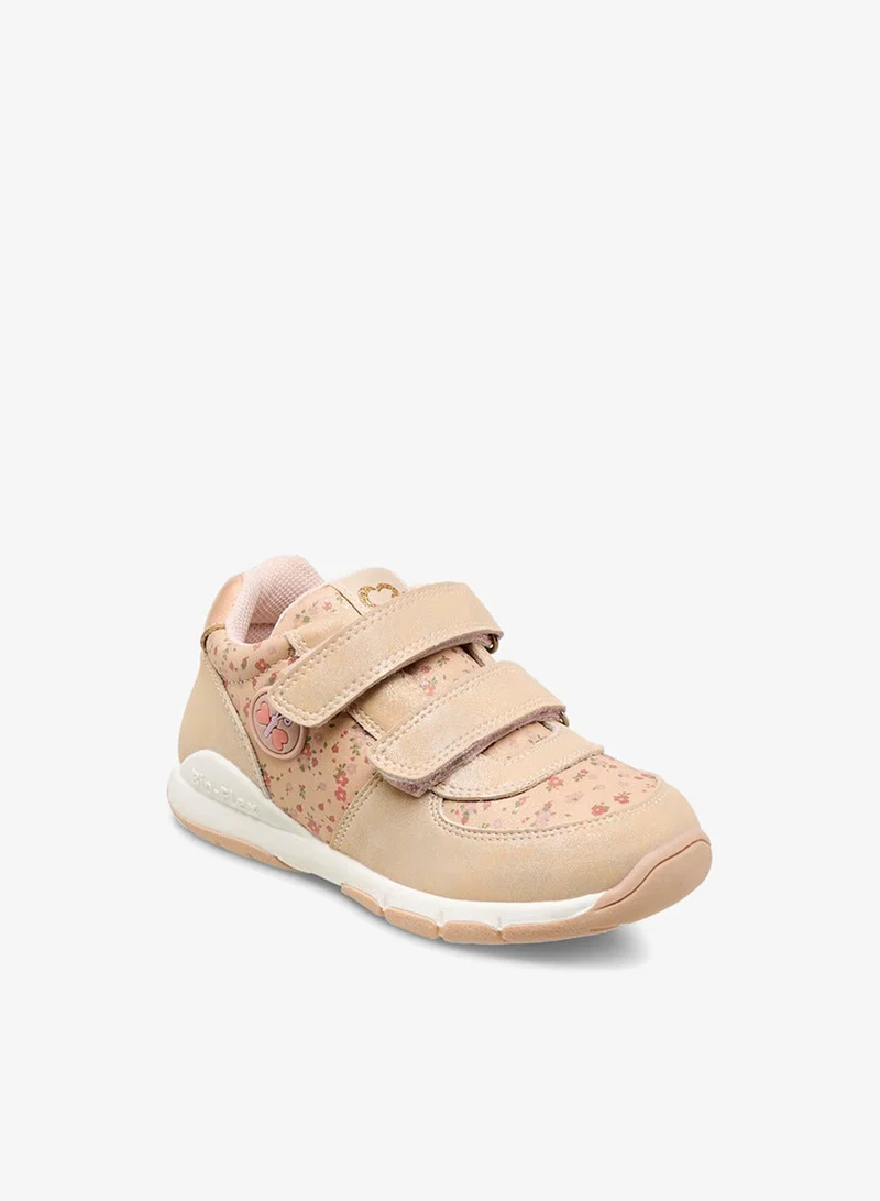 JUNIORS Butterfly Patch Sneakers with Hook and Loop Closure