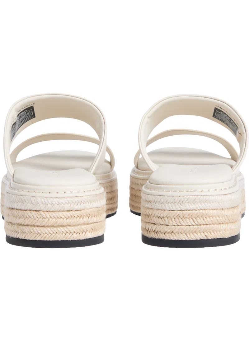 كالفن كلاين FLATFORM WEDGE SLIDES
