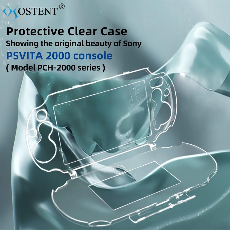 OSTENT Protective Clear Crystal Hard Guard Case Cover for Sony PS Vita PSV 2000 PCH-2000 - Image 2