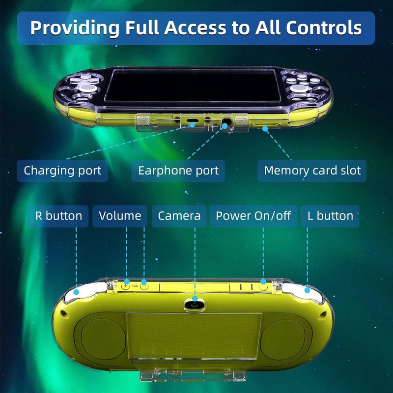 OSTENT Protective Clear Crystal Hard Guard Case Cover for Sony PS Vita PSV 2000 PCH-2000 - Image 5