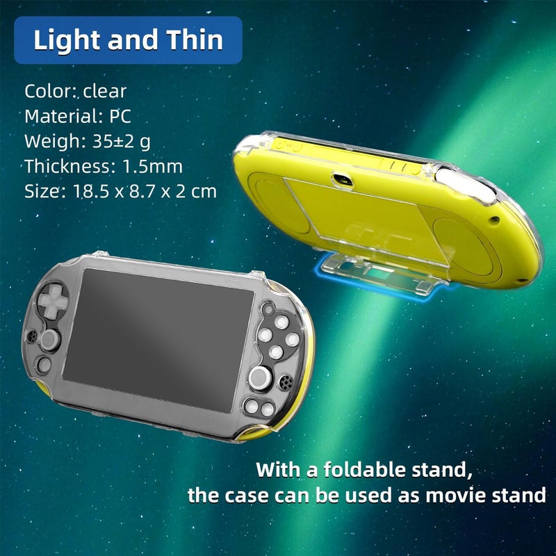 OSTENT Protective Clear Crystal Hard Guard Case Cover for Sony PS Vita PSV 2000 PCH-2000 - Image 4
