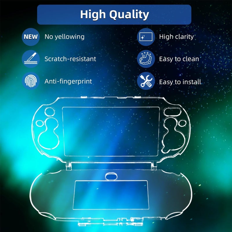 OSTENT Protective Clear Crystal Hard Guard Case Cover for Sony PS Vita PSV 2000 PCH-2000 - Image 3